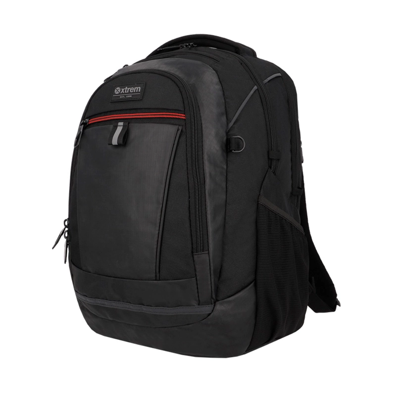 MOCHILA NOTEBOOK XTREM BROOKLYN 6XT NEGRO/ROJO 15" - 3