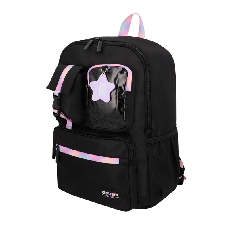 MOCHILA NOTEBOOK XTREM CLEVELAND 6XT NEGRO/MULTICOLOR 15 - 3