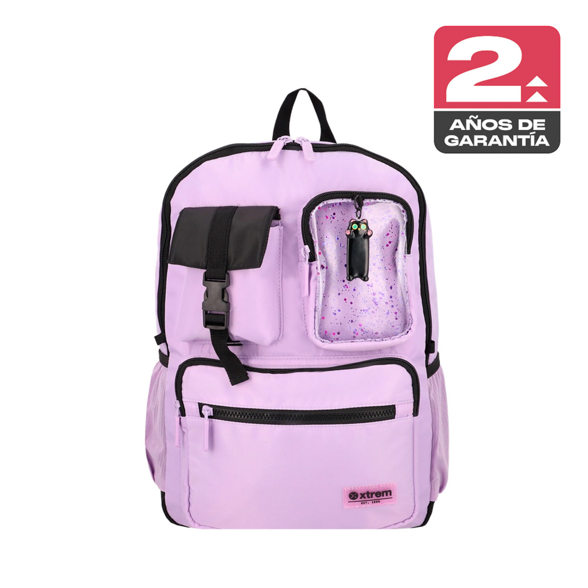 MOCHILA NOTEBOOK XTREM CLEVELAND 6XT LILA/NEGRO 15" - 1