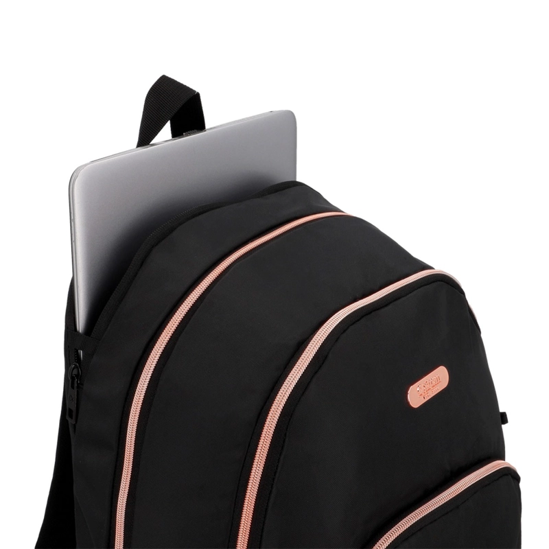 MOCHILA NOTEBOOK XTREM KANSAS 6XT NEGRO/ROSE GOLD 15" - 8