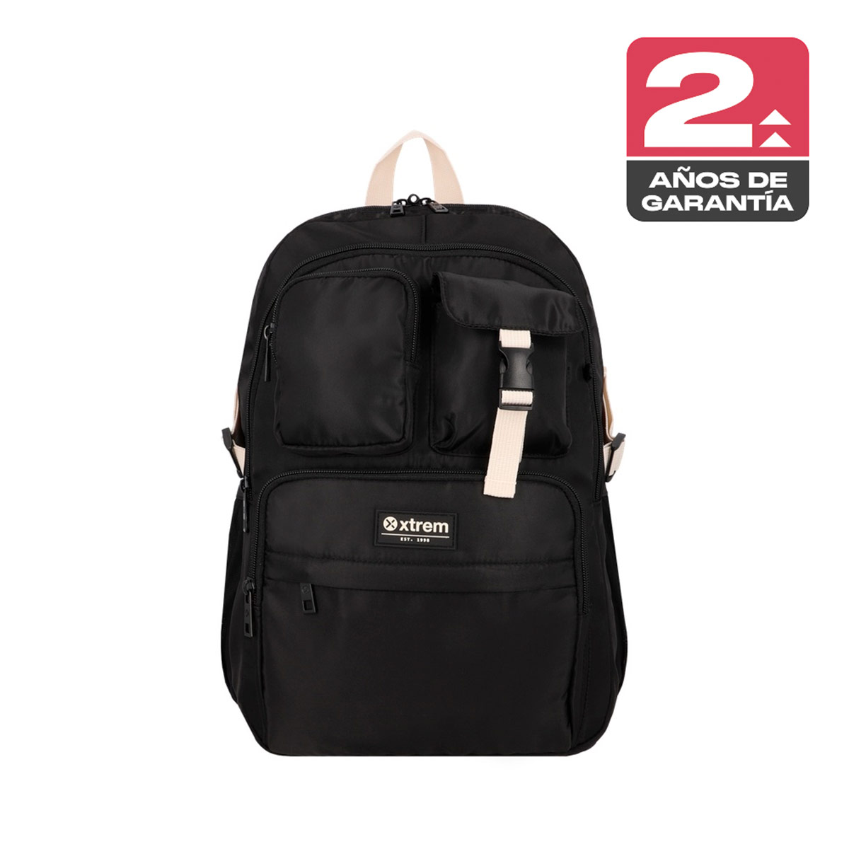 MOCHILA NOTEBOOK XTREM KIRA 6XT NEGRO/BEIGE 15 - 1