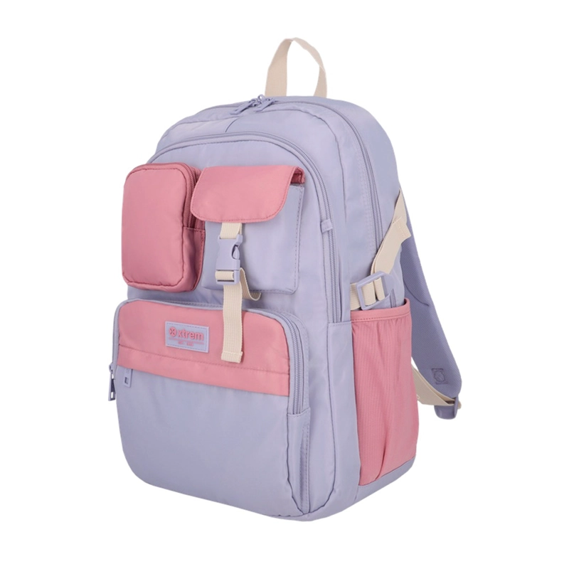 MOCHILA NOTEBOOK XTREM KIRA 6XT LILA/ROSADO 15" - 3