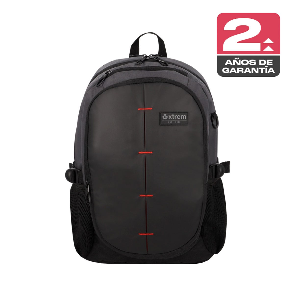 MOCHILA NOTEBOOK XTREM LENNOX 6XT GRIS/ROJO 16 - 1