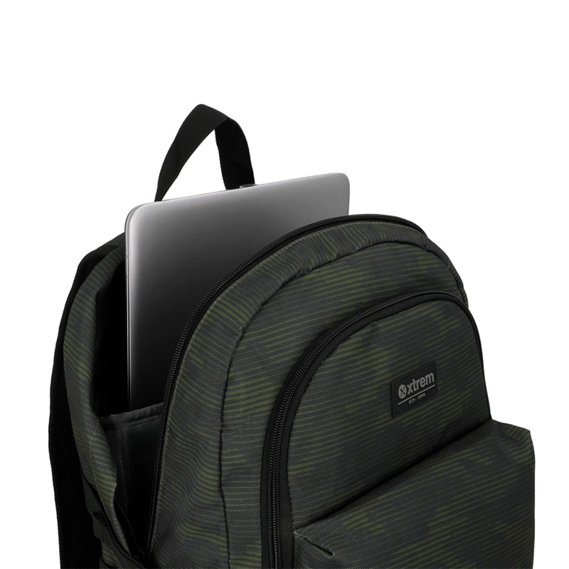 MOCHILA NOTEBOOK XTREM NEWBURY 6XT VERDE MILITAR 15" - 8