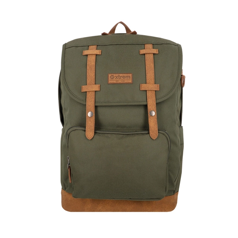 MOCHILA NOTEBOOK XTREM STRAPS 2.0 6XT VERDE OLIVA 16" - 2