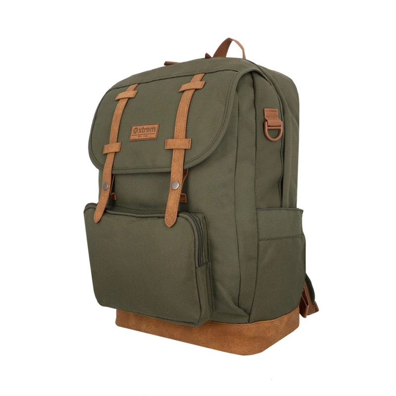 MOCHILA NOTEBOOK XTREM STRAPS 2.0 6XT VERDE OLIVA 16" - 3