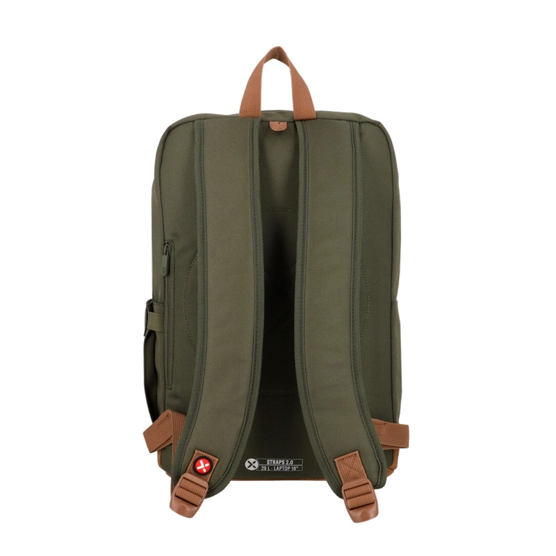 MOCHILA NOTEBOOK XTREM STRAPS 2.0 6XT VERDE OLIVA 16" - 4