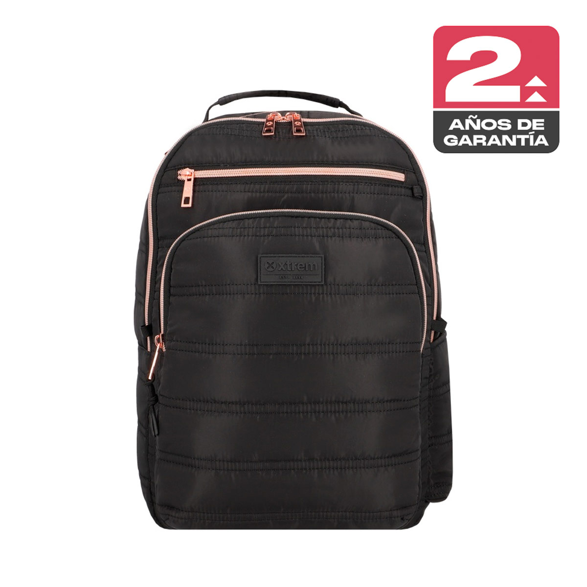 MOCHILA NOTEBOOK XTREM VERMONT 6XT NEGRO/ROSE GOLD 15