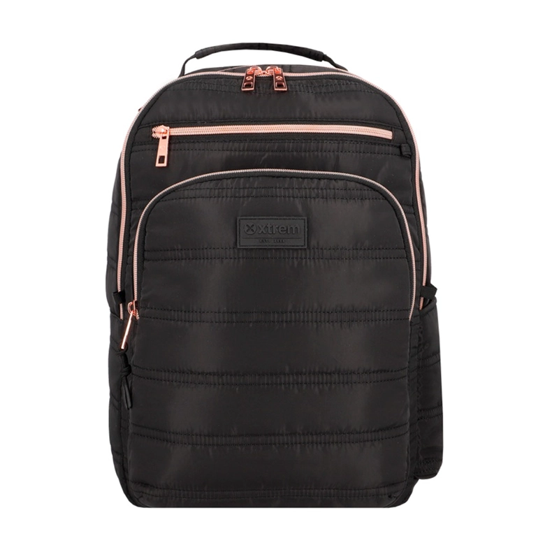 MOCHILA NOTEBOOK XTREM VERMONT 6XT NEGRO/ROSE GOLD 15" - 2