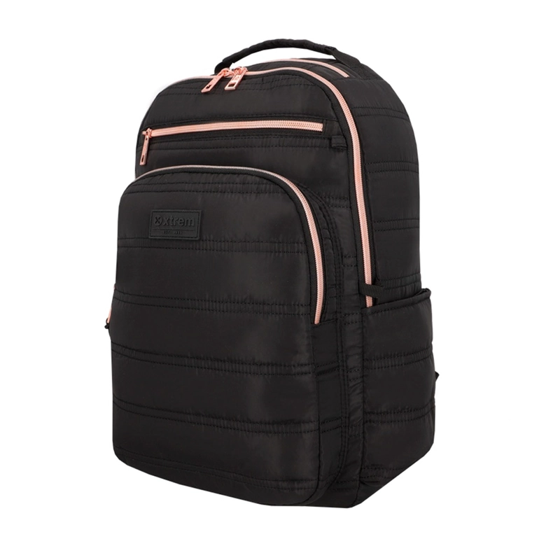 MOCHILA NOTEBOOK XTREM VERMONT 6XT NEGRO/ROSE GOLD 15" - 3