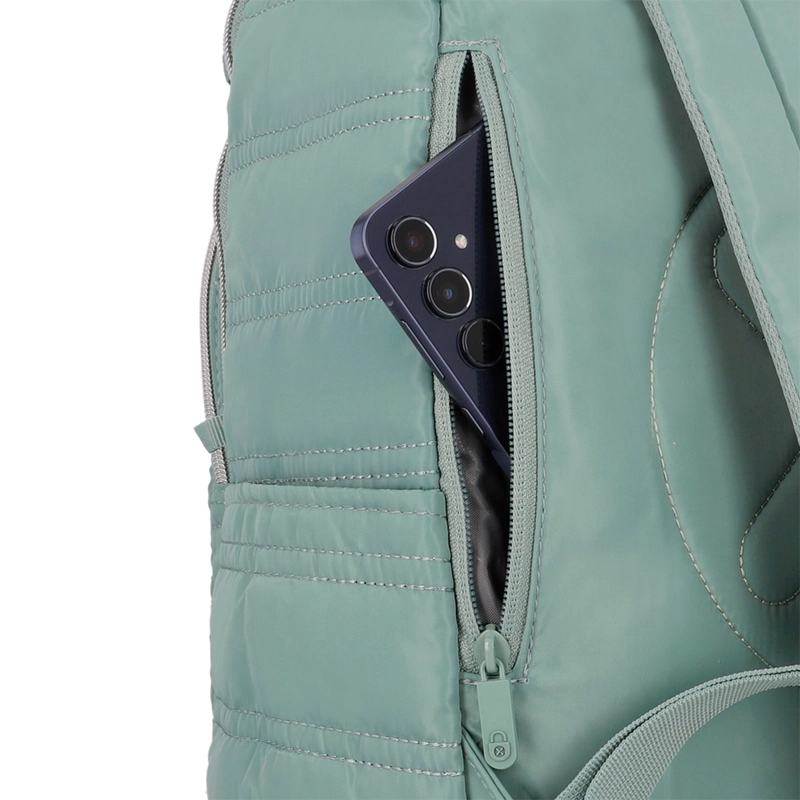 MOCHILA NOTEBOOK XTREM VERMONT 6XT VERDE PASTEL 15" - 8