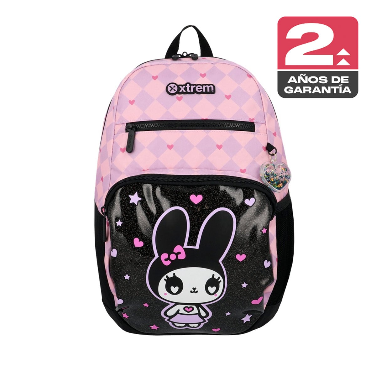 MOCHILA XTREM BOLT 6XT GATO NEGRO/LILA - 1