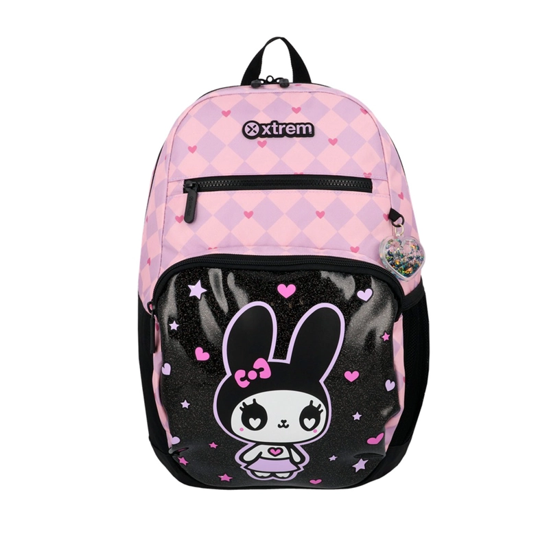 MOCHILA XTREM BOLT 6XT GATO NEGRO/LILA - 2