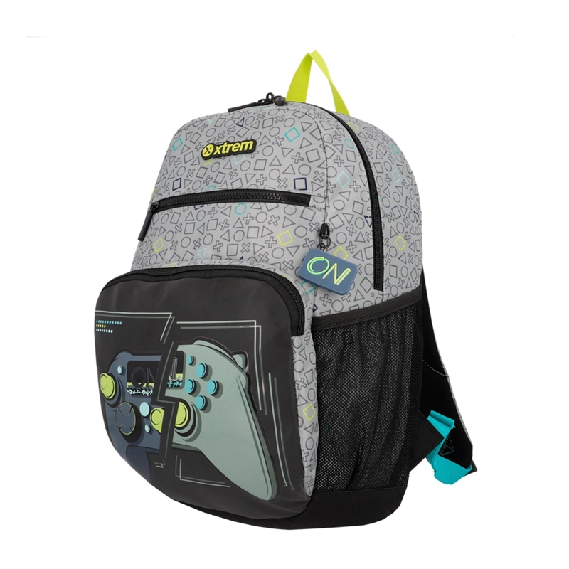 MOCHILA XTREM BOLT 6XT GAMER GRIS - 3