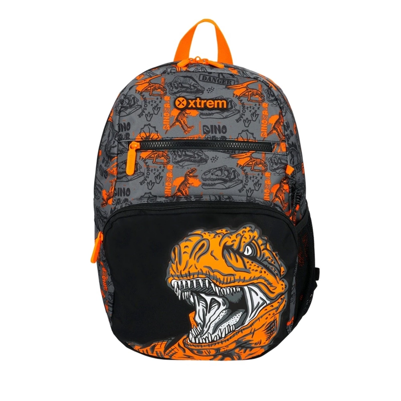 MOCHILA XTREM BOLT 6XT DINO NARANJO - 2