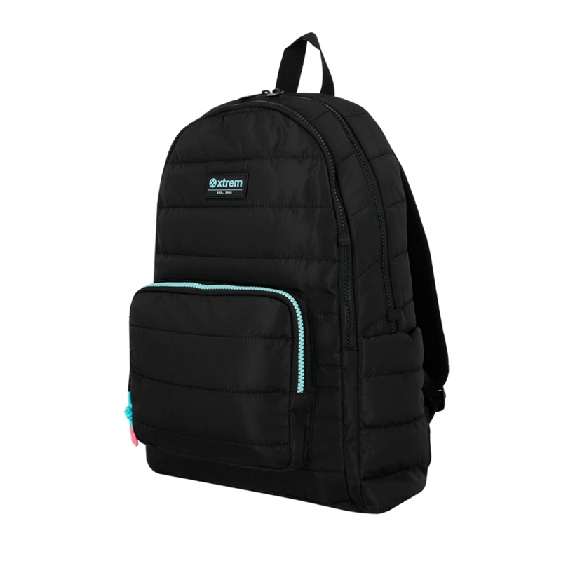 MOCHILA NOTEBOOK XTREM HAMILTON 6XT NEGRO/VERDE AGUA 14" - 3