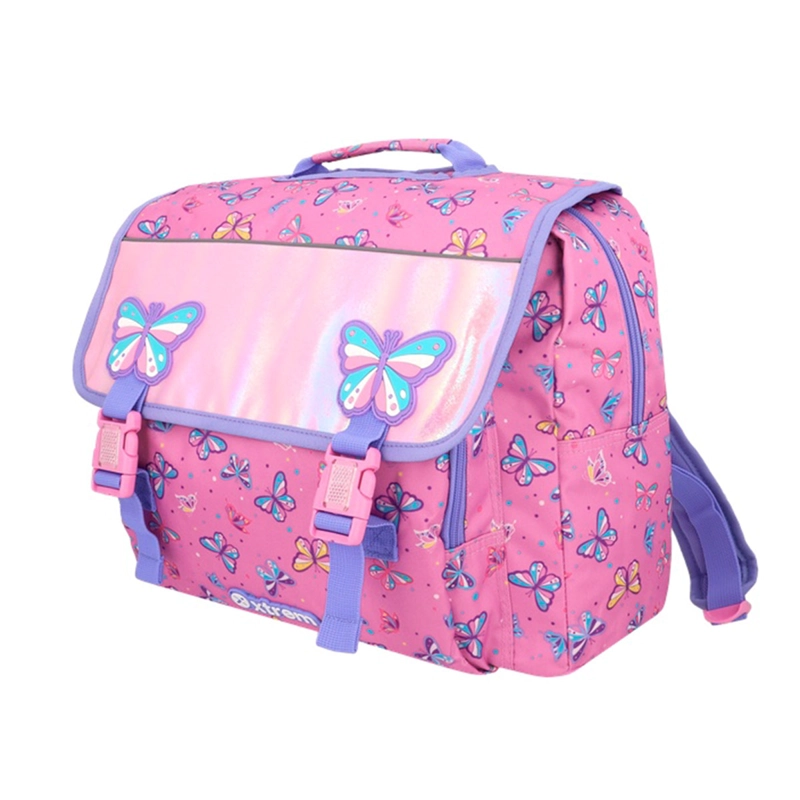 MOCHILA XTREM HARVEY 6XT MARIPOSAS ROSADO/MORADO - 2