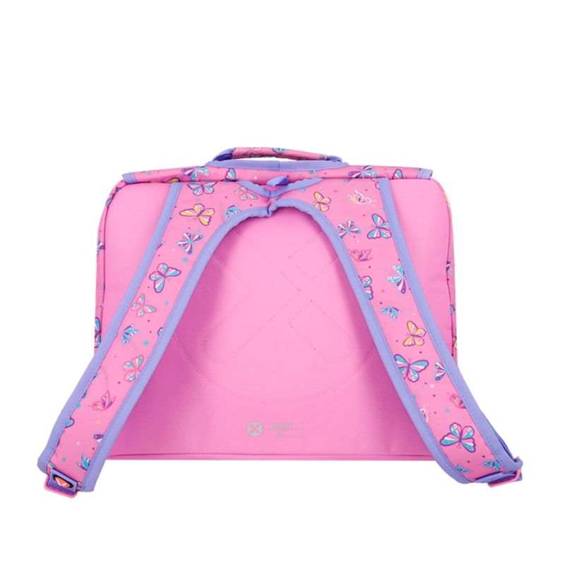 MOCHILA XTREM HARVEY 6XT MARIPOSAS ROSADO/MORADO - 3