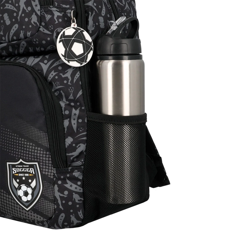 MOCHILA XTREM HOPPER 2.0 6XT FÚTBOL NEGRO/GRIS - 7