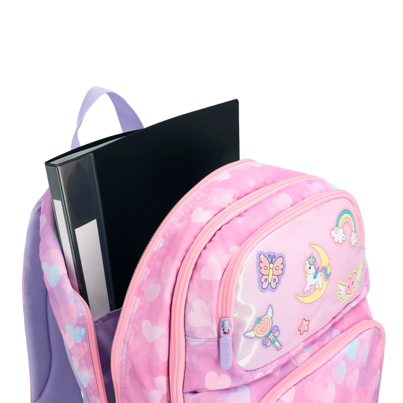 MOCHILA XTREM HOPPER 2.0 6XT CORAZONES ROSADO - 7