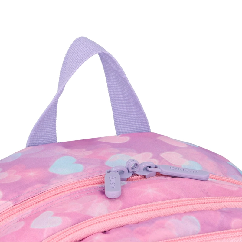 MOCHILA XTREM HOPPER 2.0 6XT CORAZONES ROSADO - 8