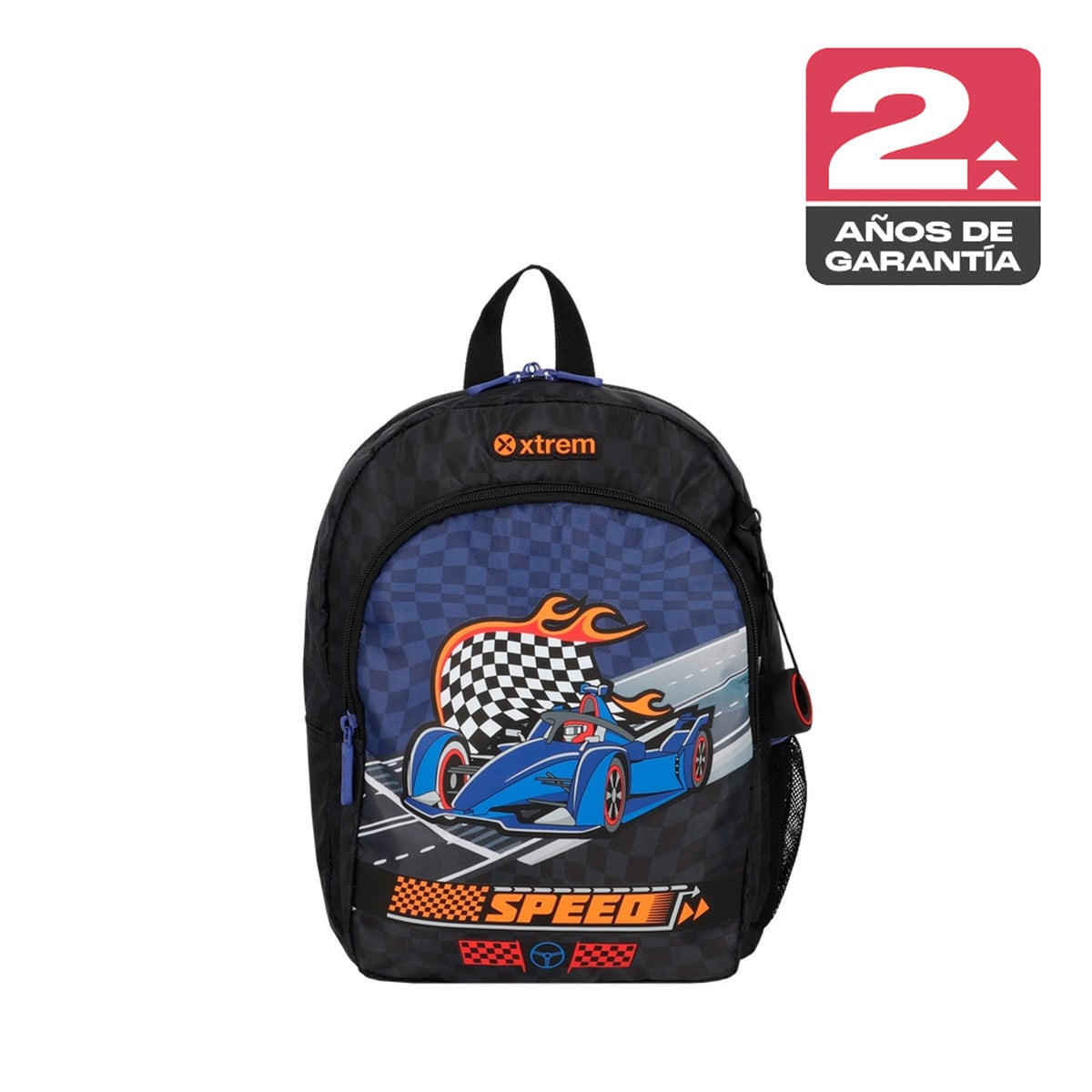 MOCHILA XTREM KINDER 6XT AUTO NEGRO - 1