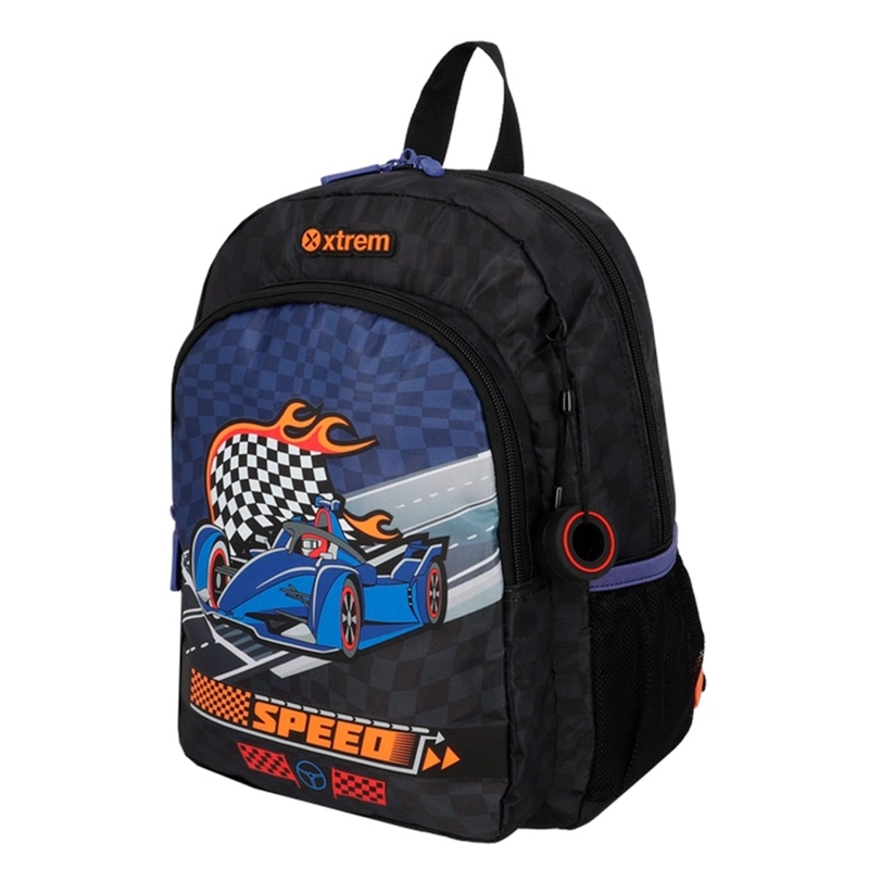 MOCHILA XTREM KINDER 6XT AUTO NEGRO - 3