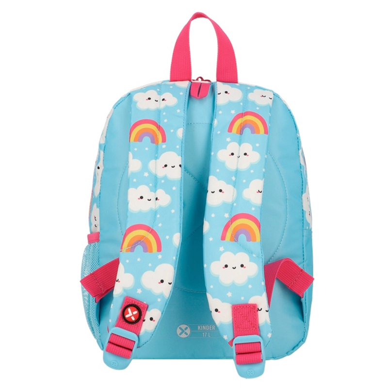 MOCHILA XTREM KINDER 6XT ARCOÍRIS CELESTE - 4