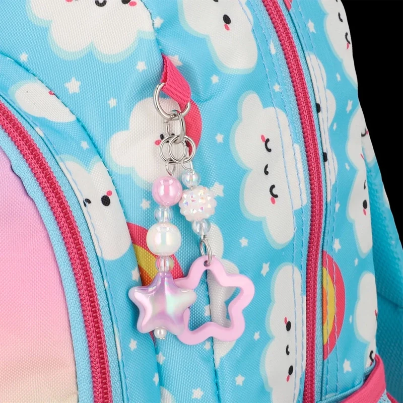 MOCHILA XTREM KINDER 6XT ARCOÍRIS CELESTE - 8