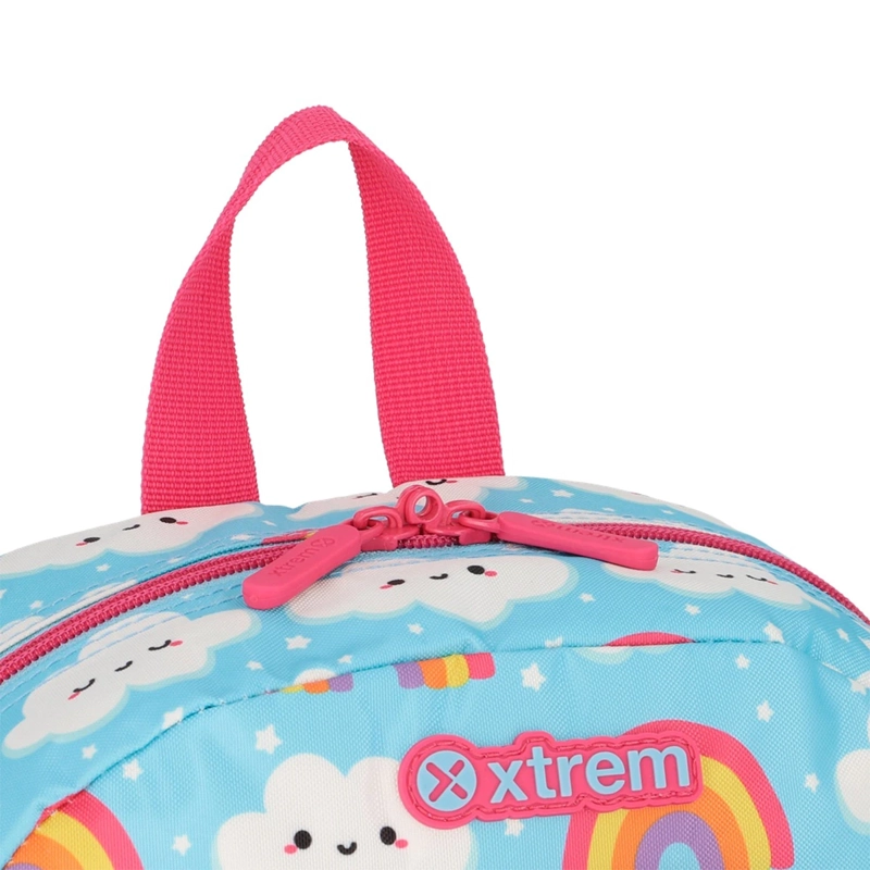 MOCHILA XTREM KINDER 6XT ARCOÍRIS CELESTE - 9