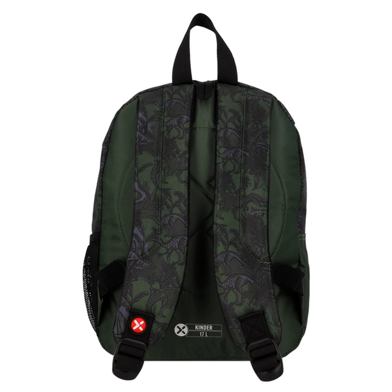MOCHILA XTREM KINDER 6XT DINO VERDE OLIVA - 4
