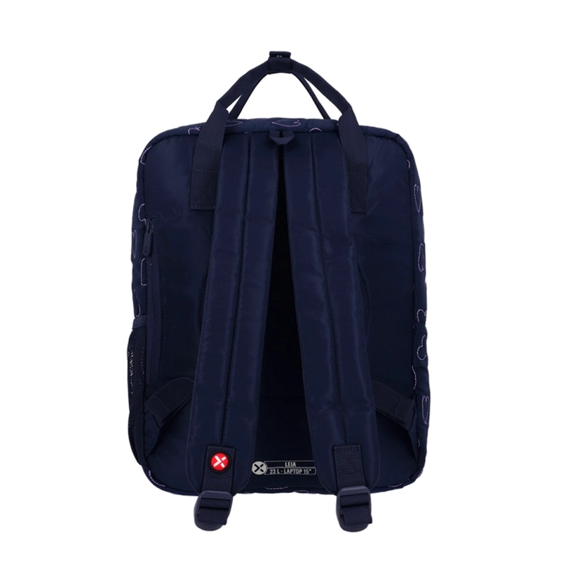 MOCHILA NOTEBOOK XTREM LEIA 6XT CORAZONES AZUL 15" - 4