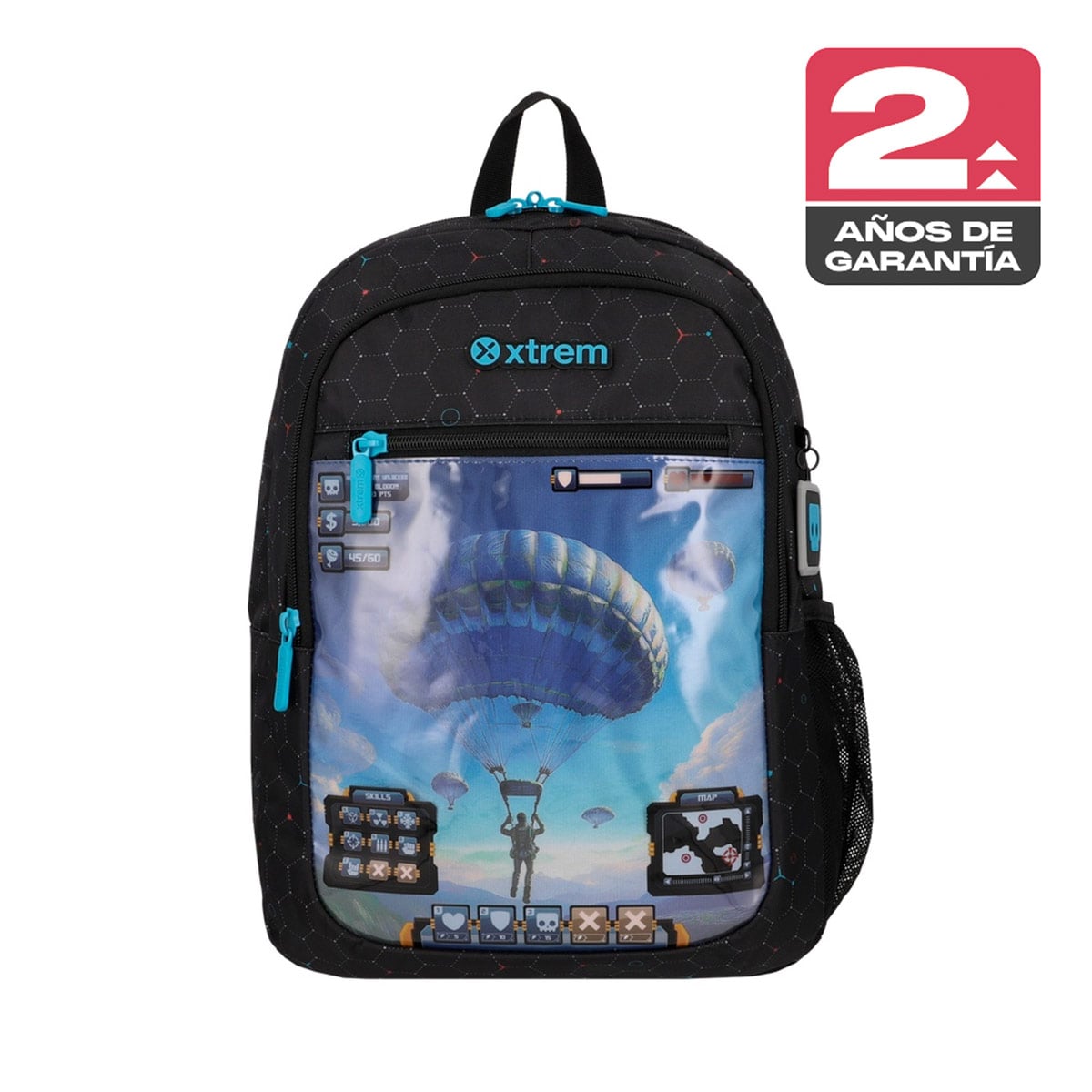 MOCHILA XTREM LOGAN 6XT VIDEOJUEGO NEGRO - 1