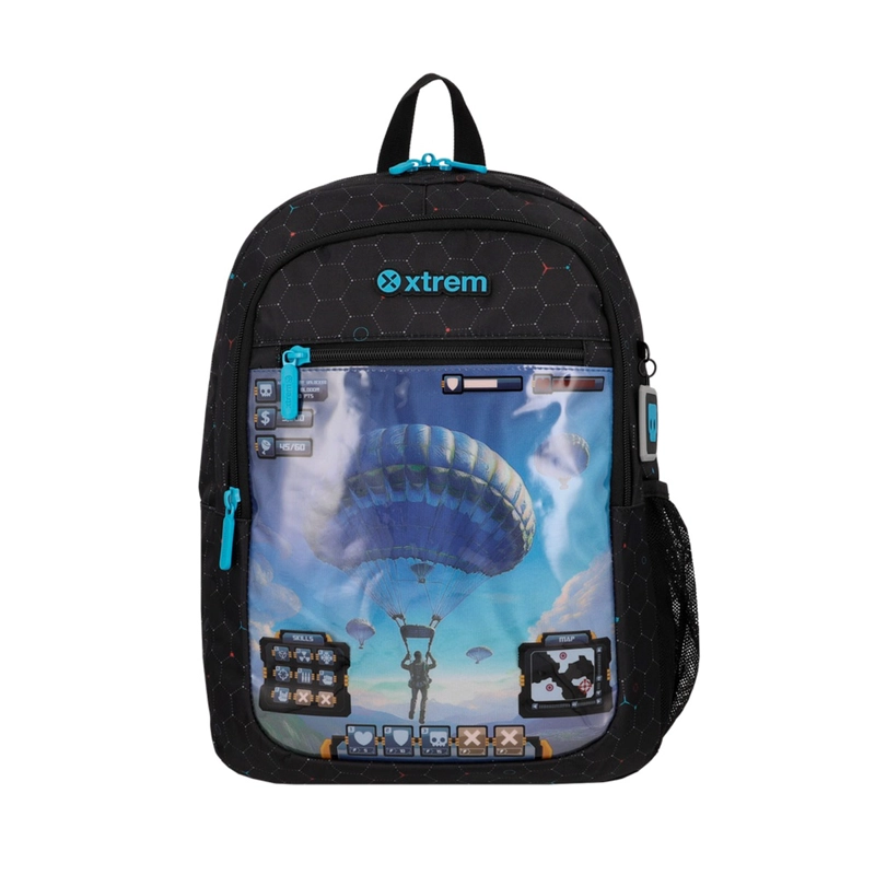 MOCHILA XTREM LOGAN 6XT VIDEOJUEGO NEGRO - 2