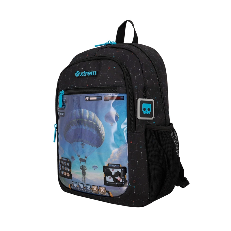 MOCHILA XTREM LOGAN 6XT VIDEOJUEGO NEGRO - 3