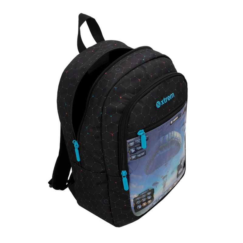 MOCHILA XTREM LOGAN 6XT VIDEOJUEGO NEGRO - 5