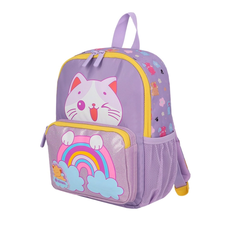 MOCHILA XTREM PLAY-TIME 6XT GATO LILA - 3