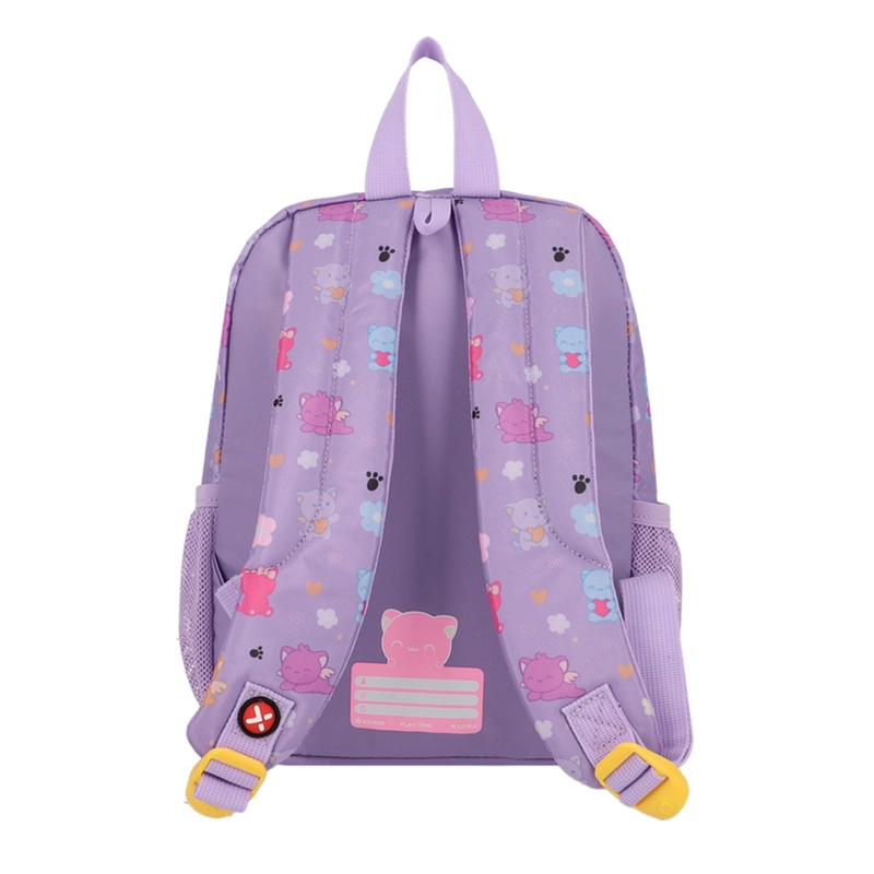 MOCHILA XTREM PLAY-TIME 6XT GATO LILA - 5