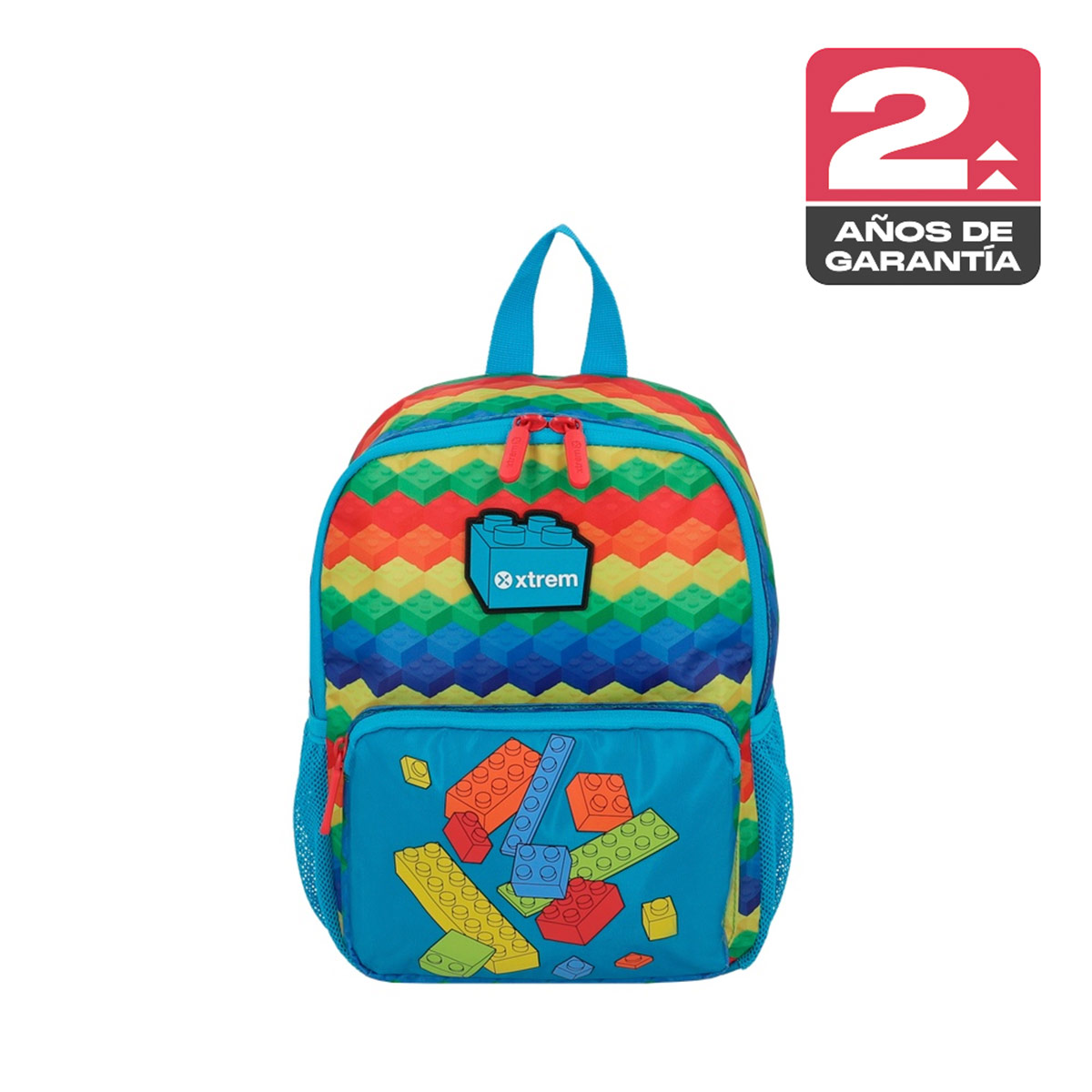MOCHILA XTREM PLAY-TIME 6XT BLOQUES MULTICOLOR - 1