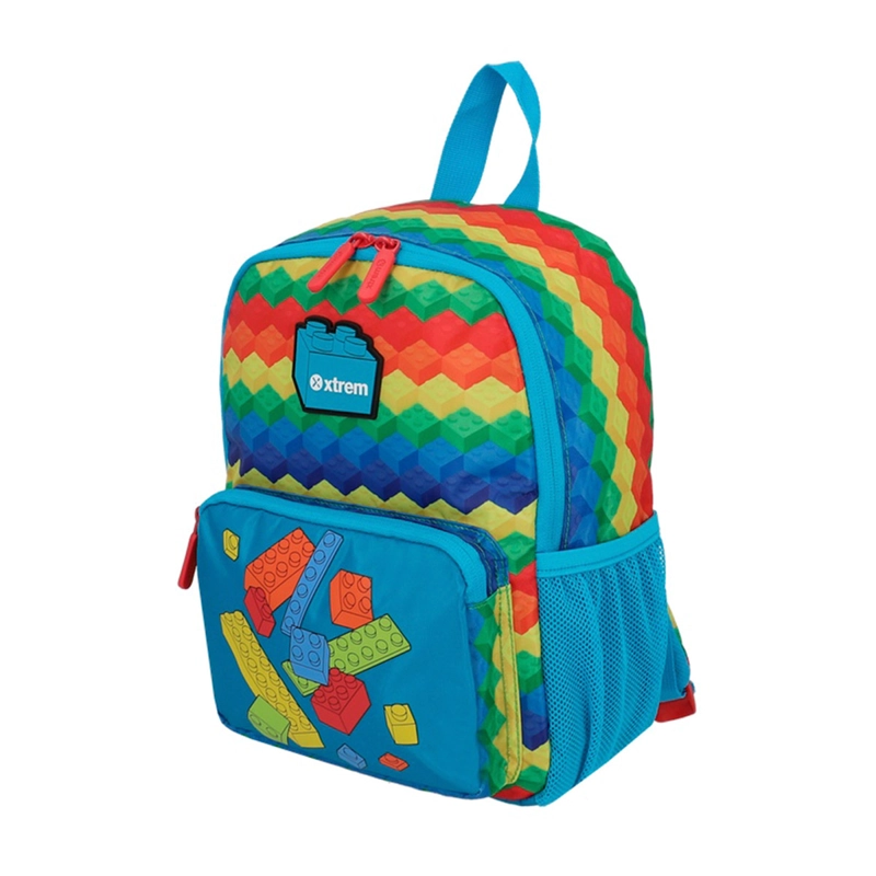 MOCHILA XTREM PLAY-TIME 6XT BLOQUES MULTICOLOR - 3
