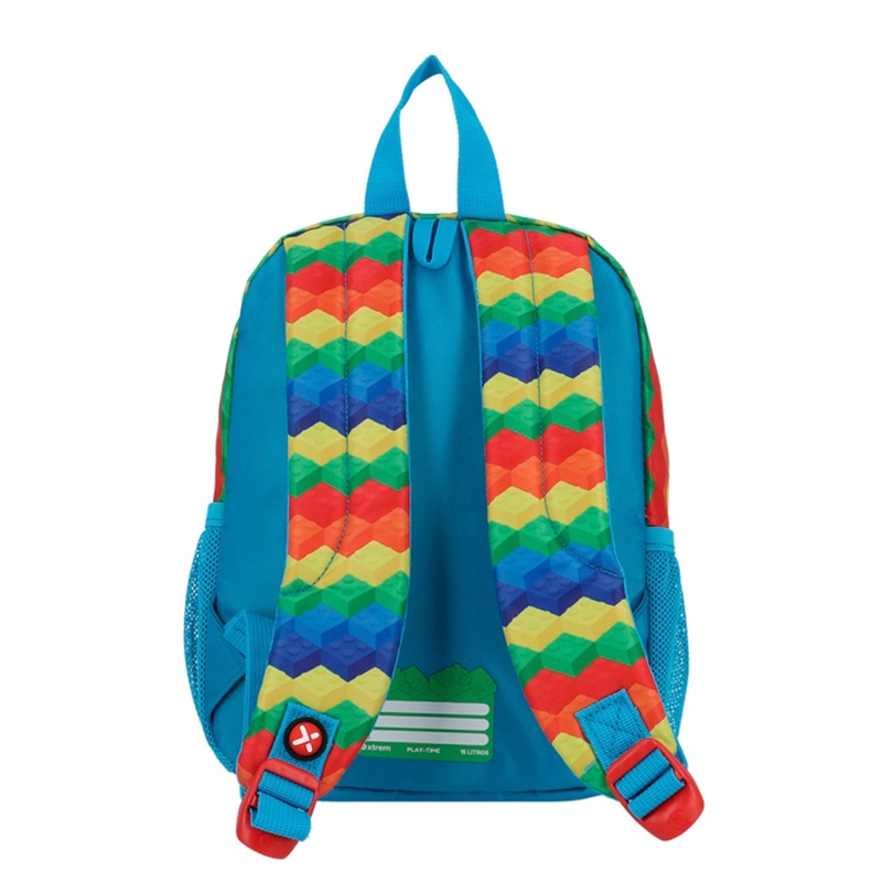 MOCHILA XTREM PLAY-TIME 6XT BLOQUES MULTICOLOR - 4