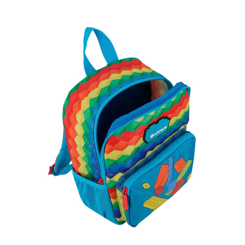 MOCHILA XTREM PLAY-TIME 6XT BLOQUES MULTICOLOR - 5