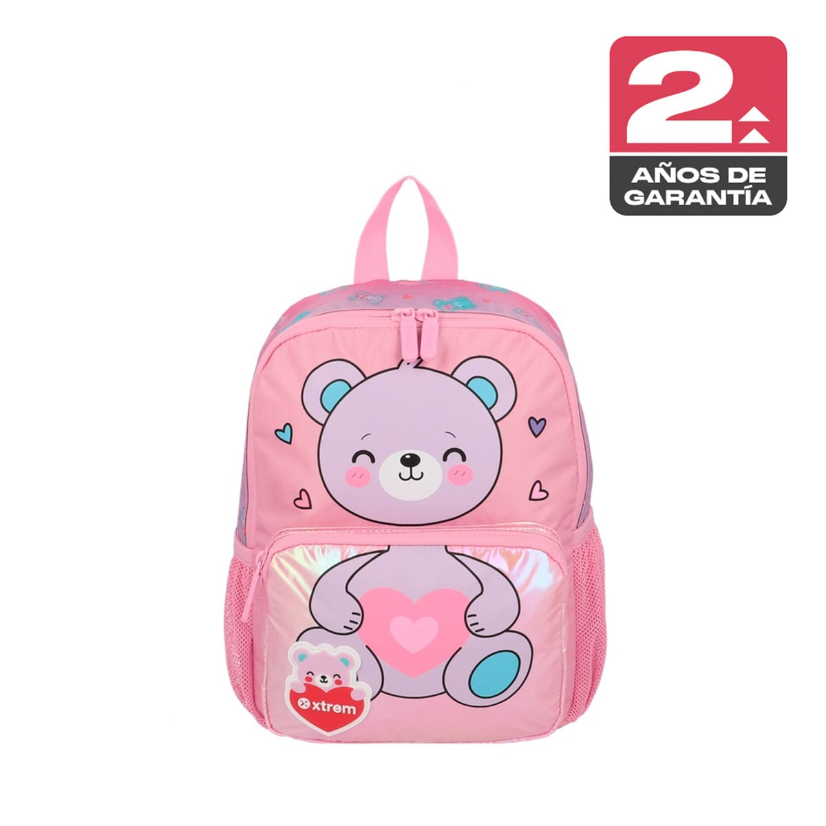 MOCHILA XTREM PLAY-TIME 6XT OSO ROSADO - 1
