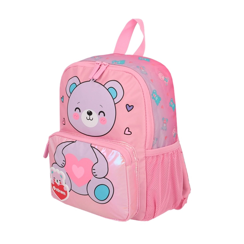 MOCHILA XTREM PLAY-TIME 6XT OSO ROSADO - 3