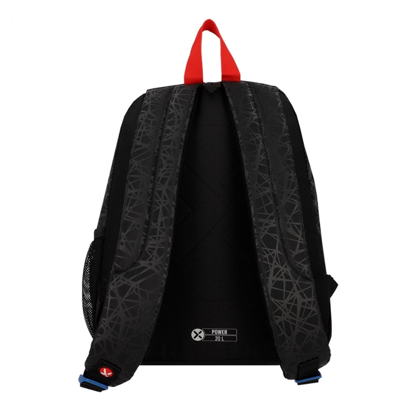 MOCHILA XTREM POWER 6XT SPIDER NEGRO/ROJO - 4
