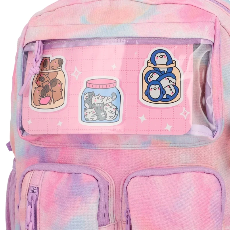 MOCHILA NOTEBOOK XTREM QUEENS 6XT ROSADO/MULTICOLOR 15" - 12