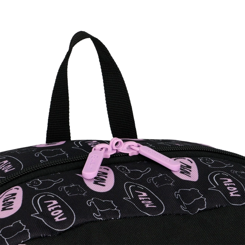 MEGAPACK 6XT MOCHILA NIÑA XTREM GATOS NEGRO/MORADO - 6