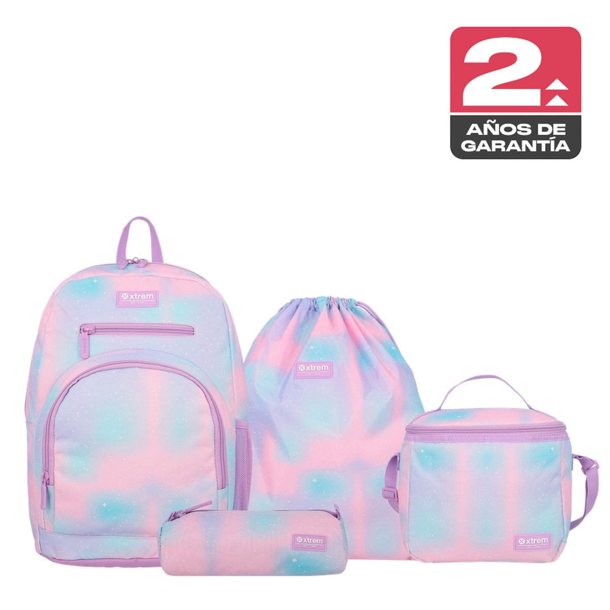 MULTIPACK 6XT MOCHILA NIÑA XTREM ESTRELLAS MULTICOLOR - 1