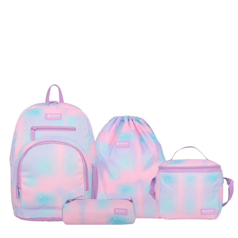 MULTIPACK 6XT MOCHILA NIÑA XTREM ESTRELLAS MULTICOLOR - 2