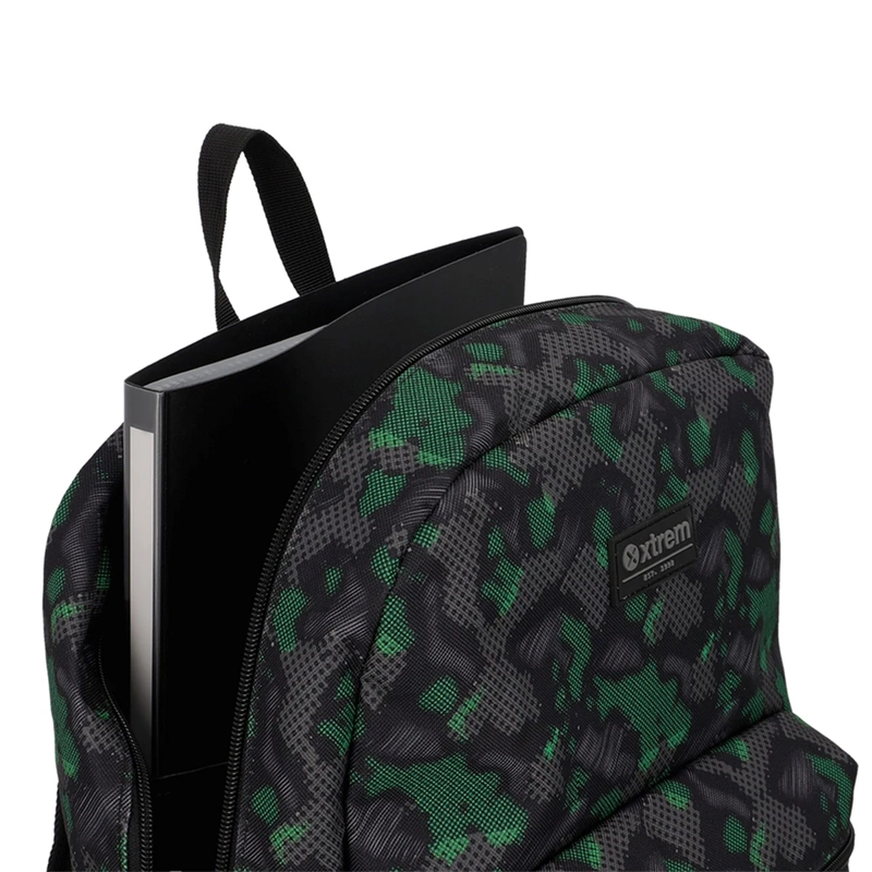 TRIPLE PACK 6XT MOCHILA NIÑO XTREM VERDE MILITAR - 5